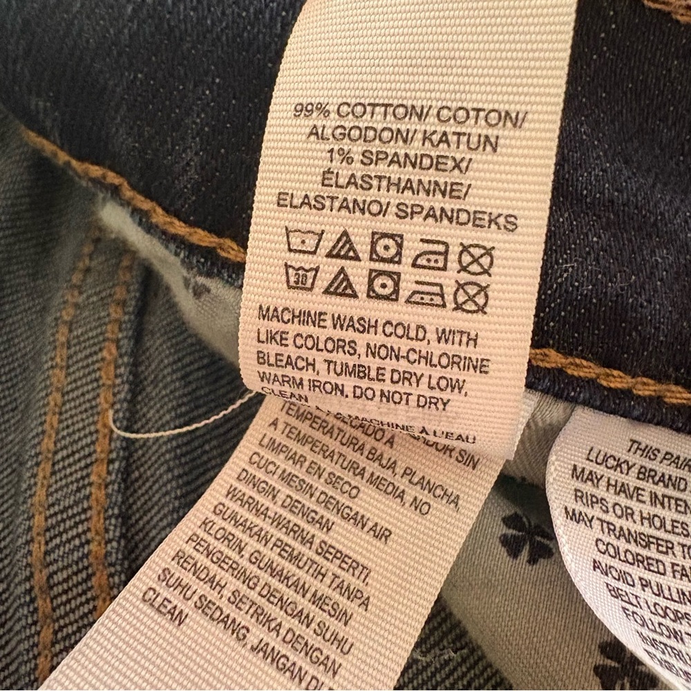 Lucky Brand 8/29 Skinny Jeans with Frayed Hem - Picture 8 of 8